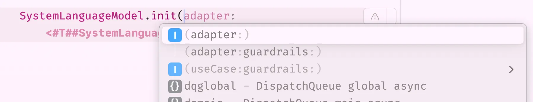 Language models initialiser