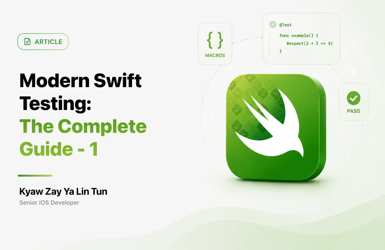 Modern Swift Testing: The Complete Guide - 1