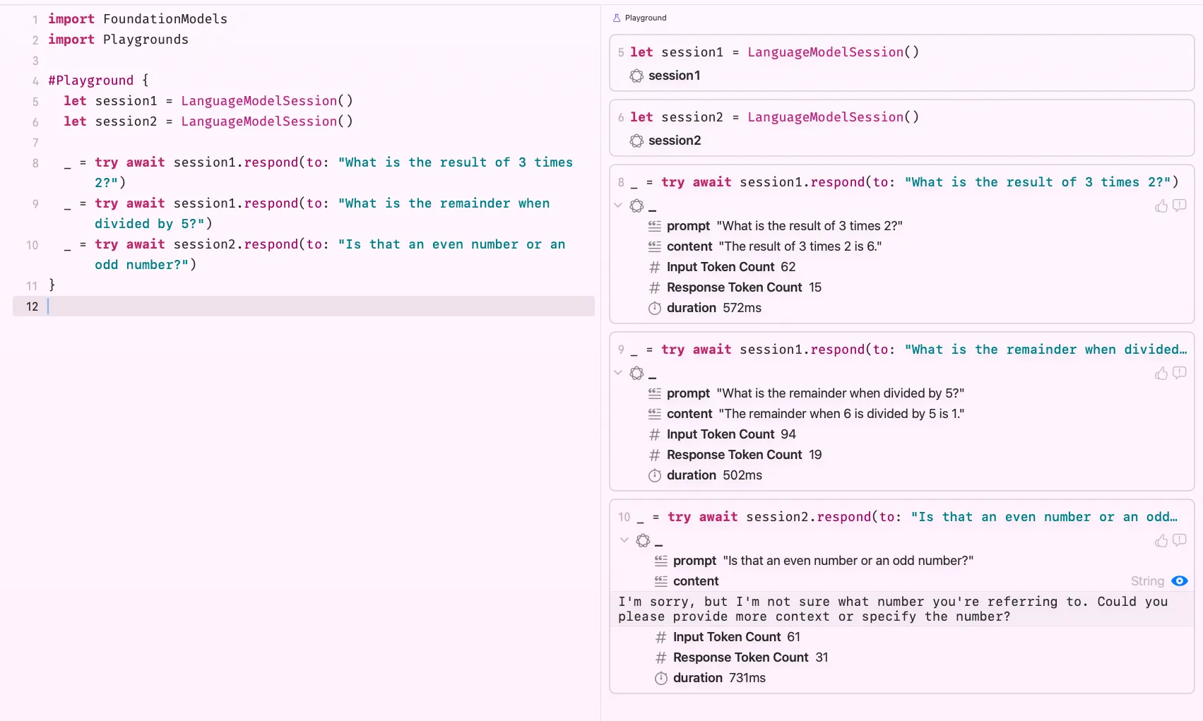 Testing context isolation between sessions